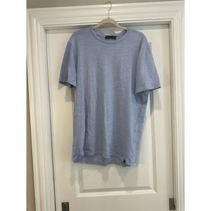 G/FORE Men's XL Blue Crew Neck Short Sleeve T-Shirt Solid Casual